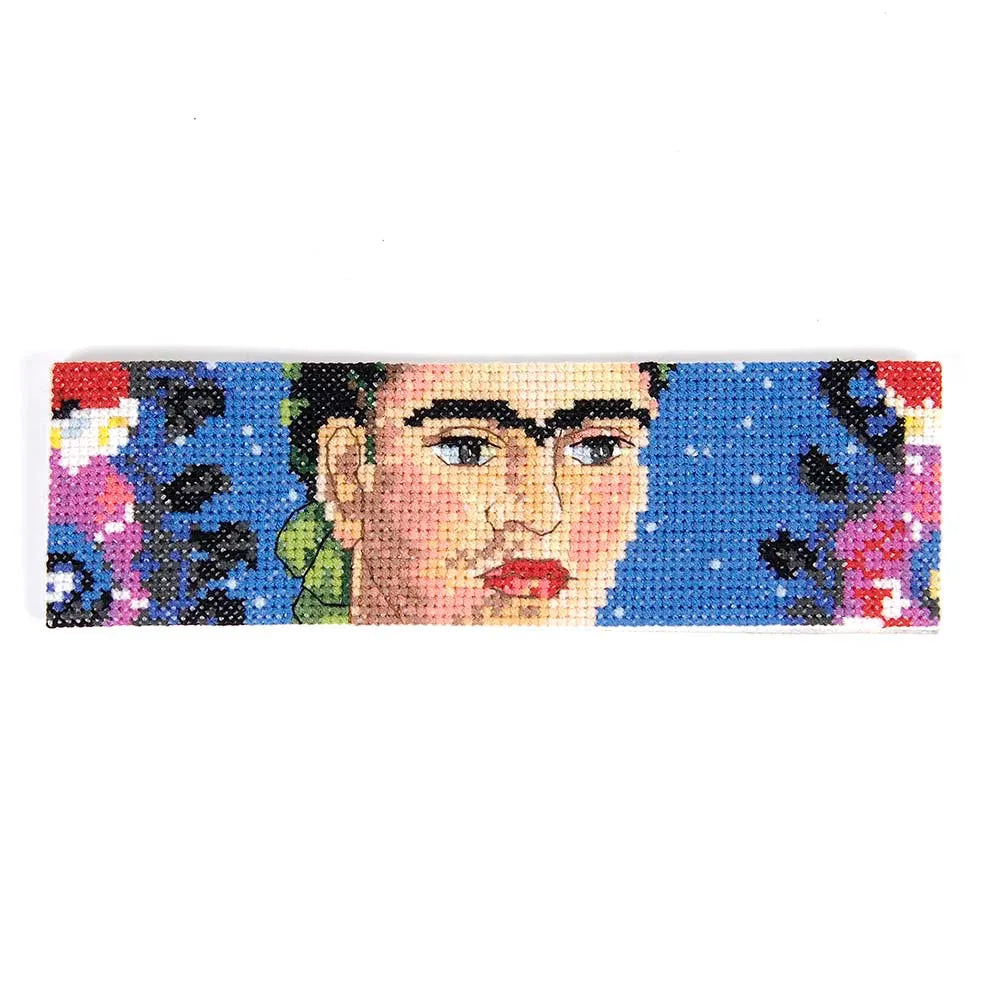 Frida Kahlo: The Frame - Masters Collection - DMC bookmark embroidery kit