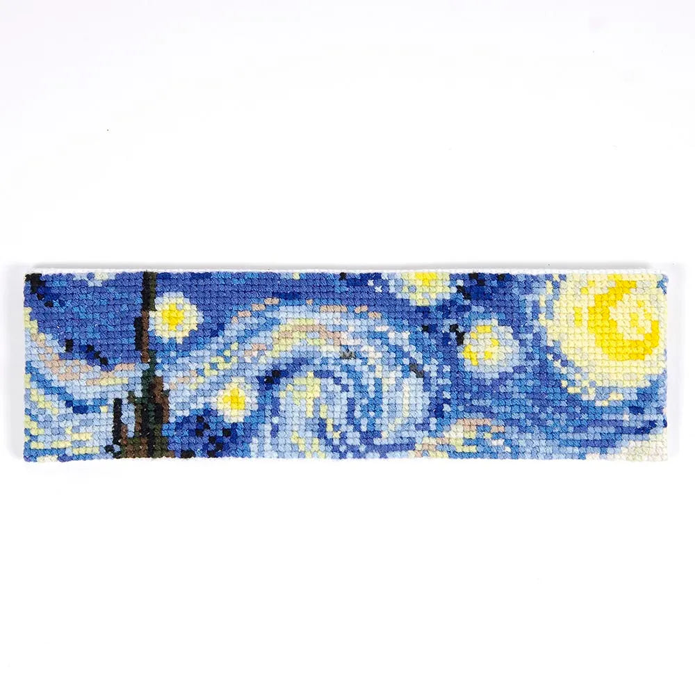 The Starry Night - Masters Collection - DMC Bookmark Embroidery Kit