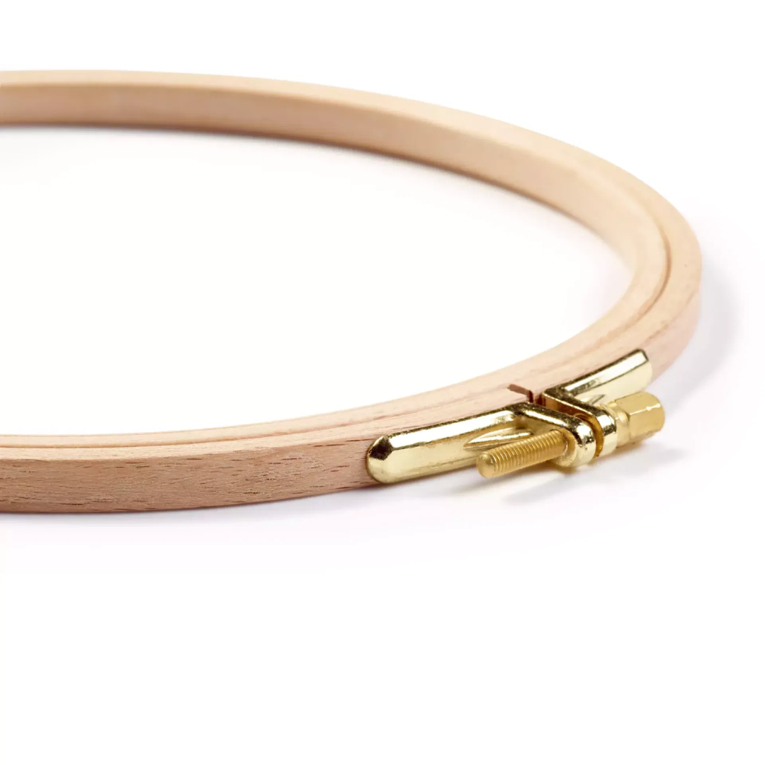 Borduurring van beukenhout - Extra goede kwaliteit - ø 13, 16, 19, 22, 25 cm