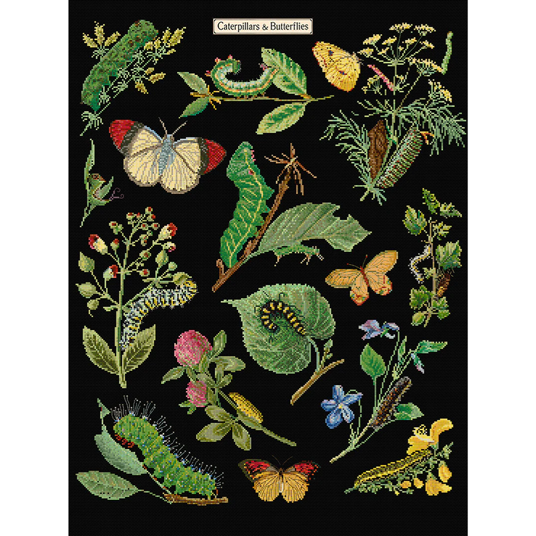 caterpillars-and-butterflies-borduurpakket - Thea Gouverneur