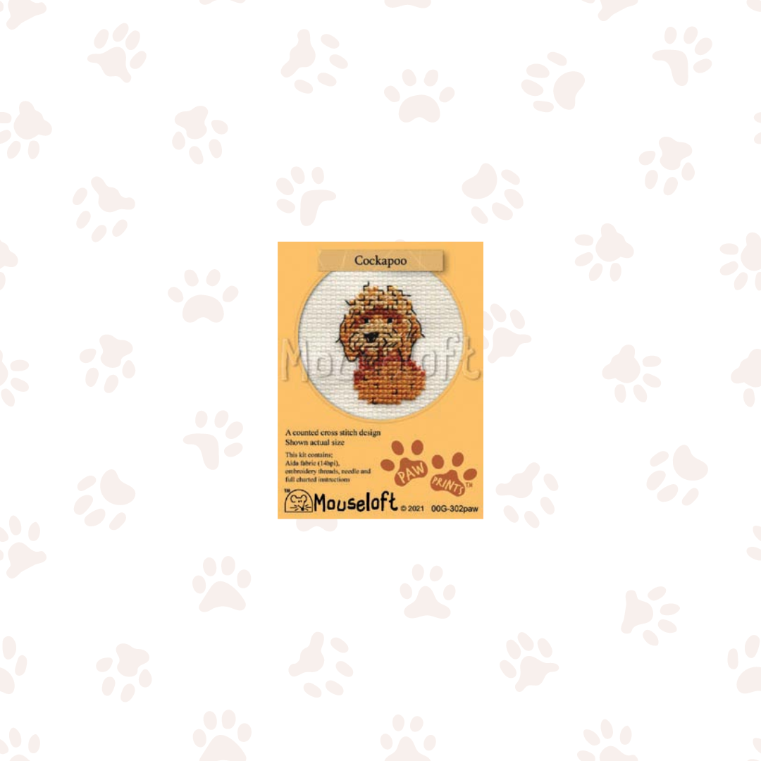 cockapoo-borduurpakket - Mouseloft