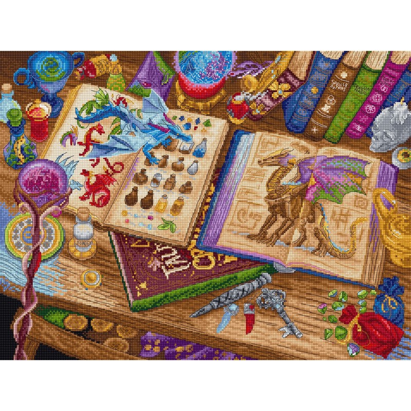 Dragon Studies - LetiStitch embroidery kit