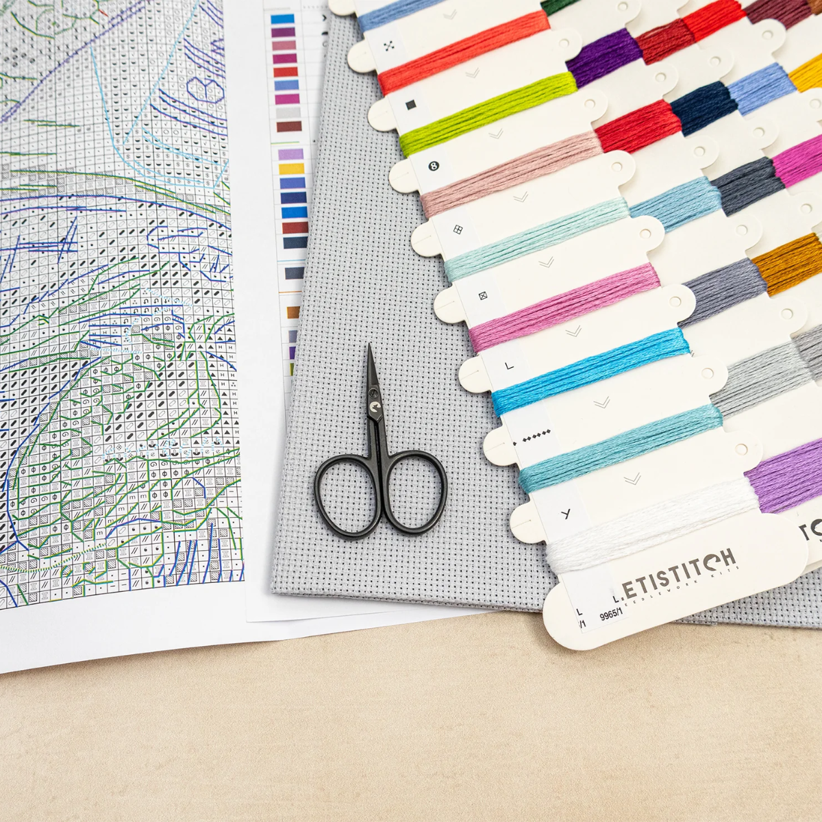 Dragon Studies - LetiStitch embroidery kit