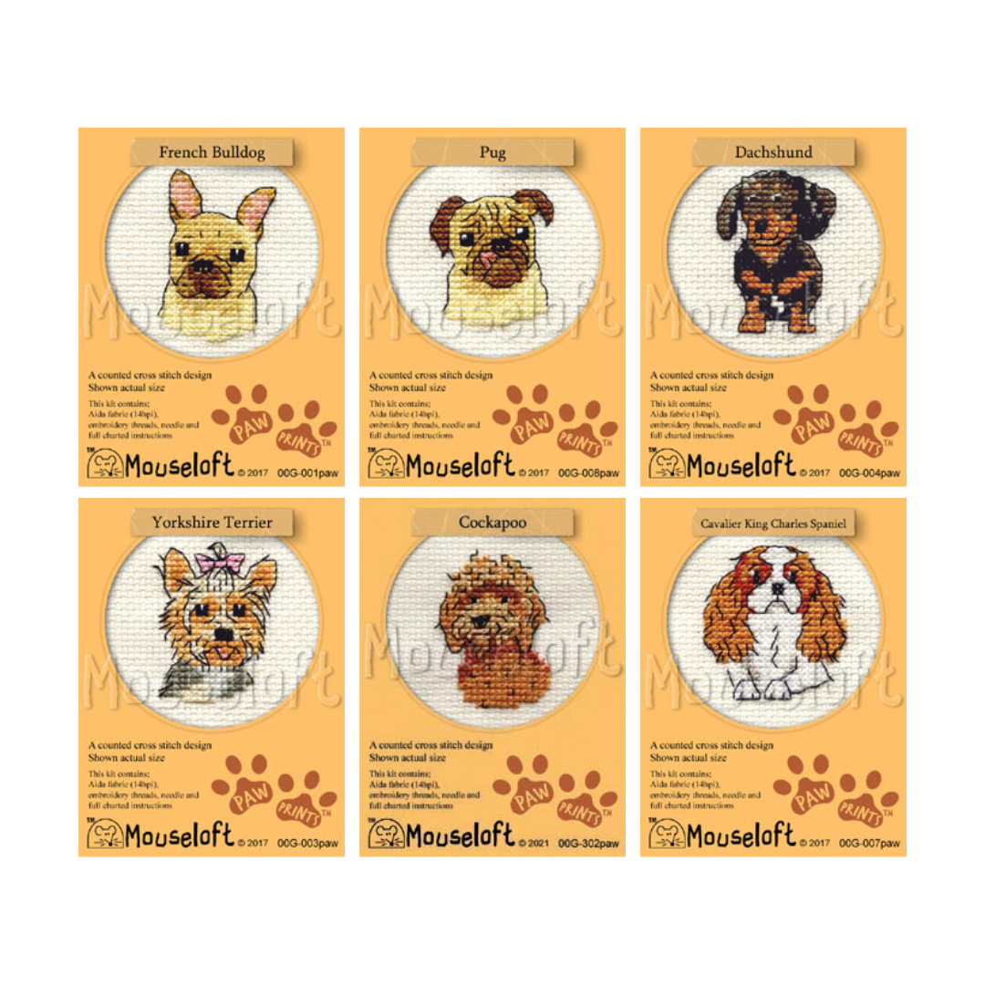 hond-borduren-mini-borduurpakket - Mouseloft