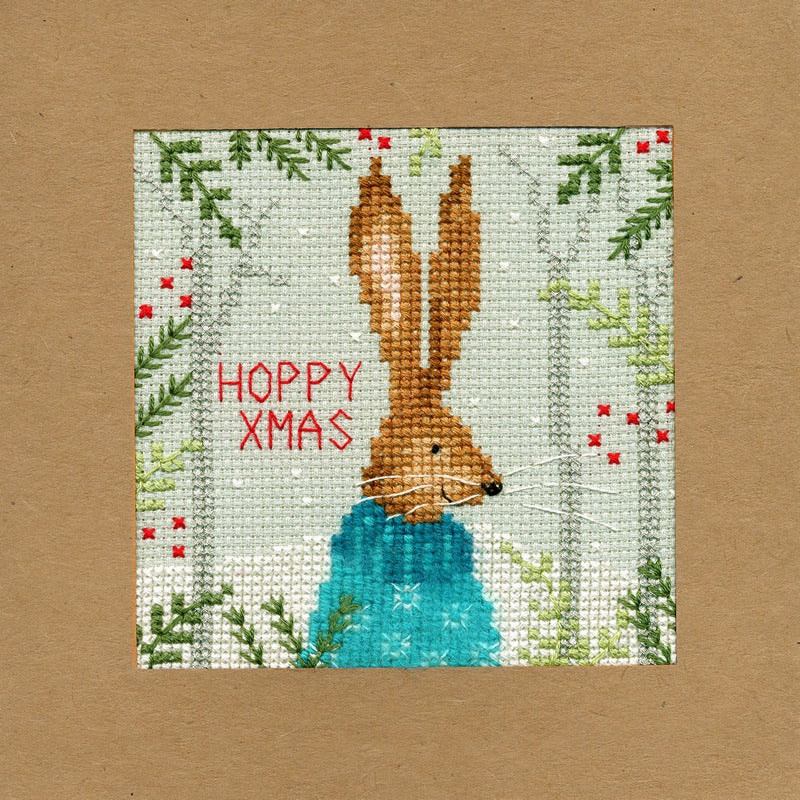 hoppy-xmas-kaart-borduren - Bothy Threads