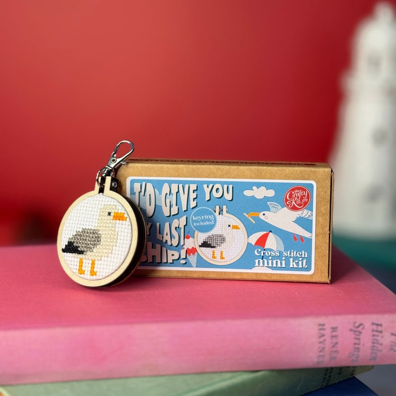 I'd Give You My Last Chip - Meeuw - Mini borduurpakket