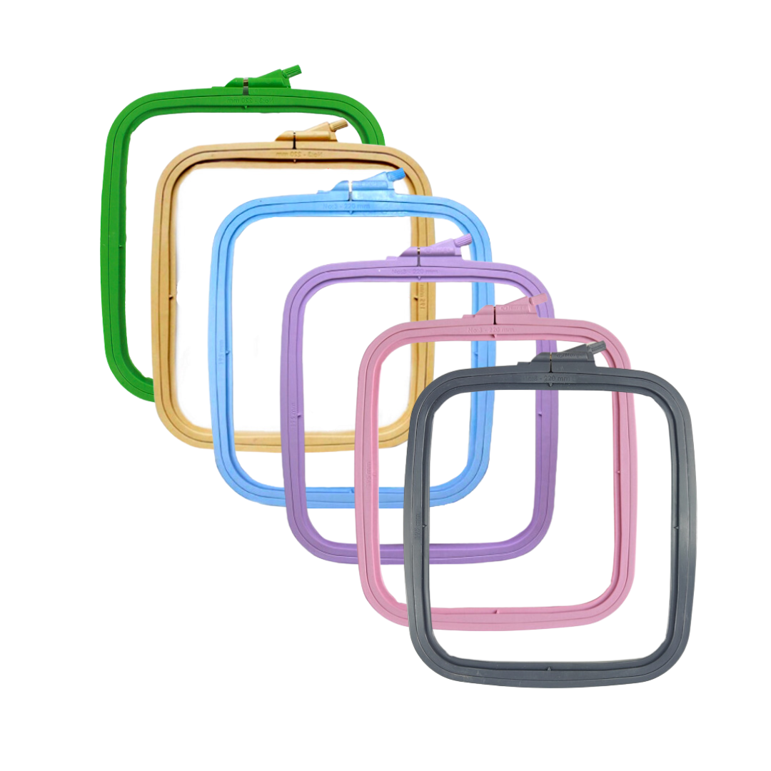 nurge-borduurring-vierkant-plastic-verschillende-kleuren - Nurge