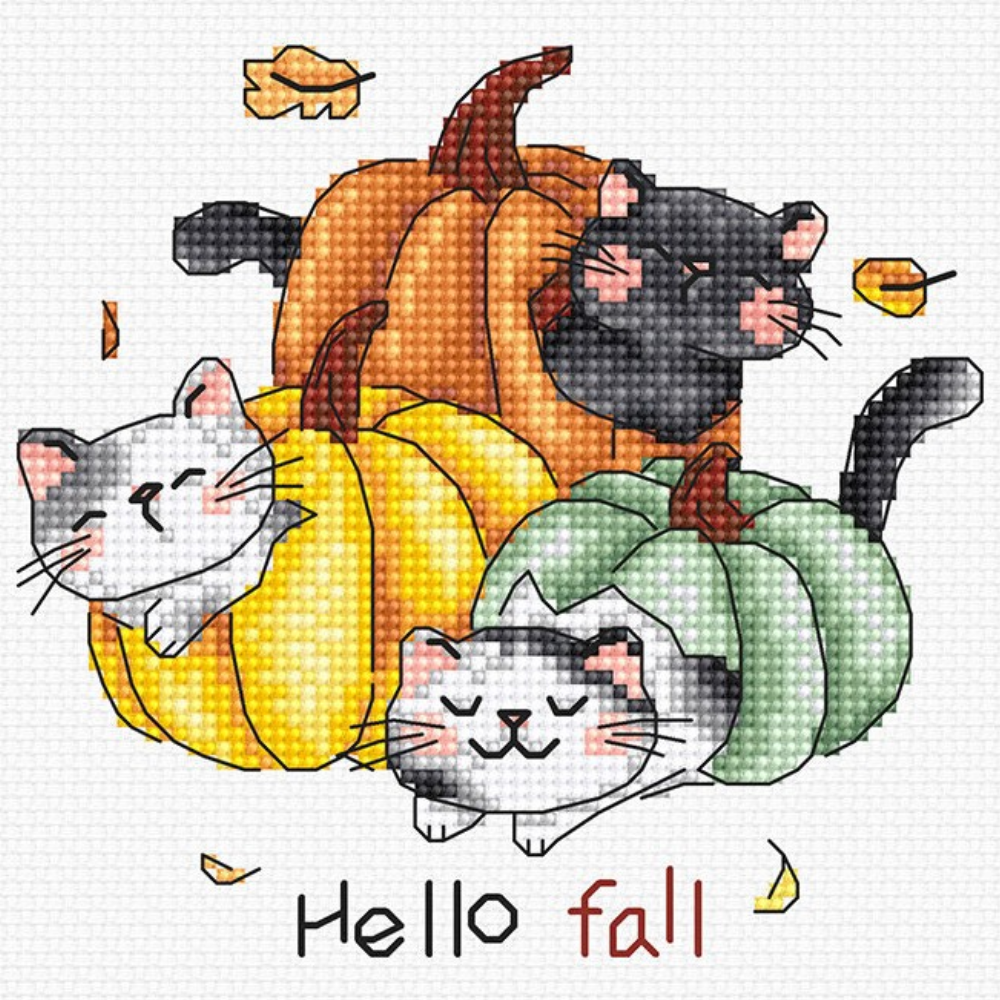 Hello Fall - Herfst borduurpakket