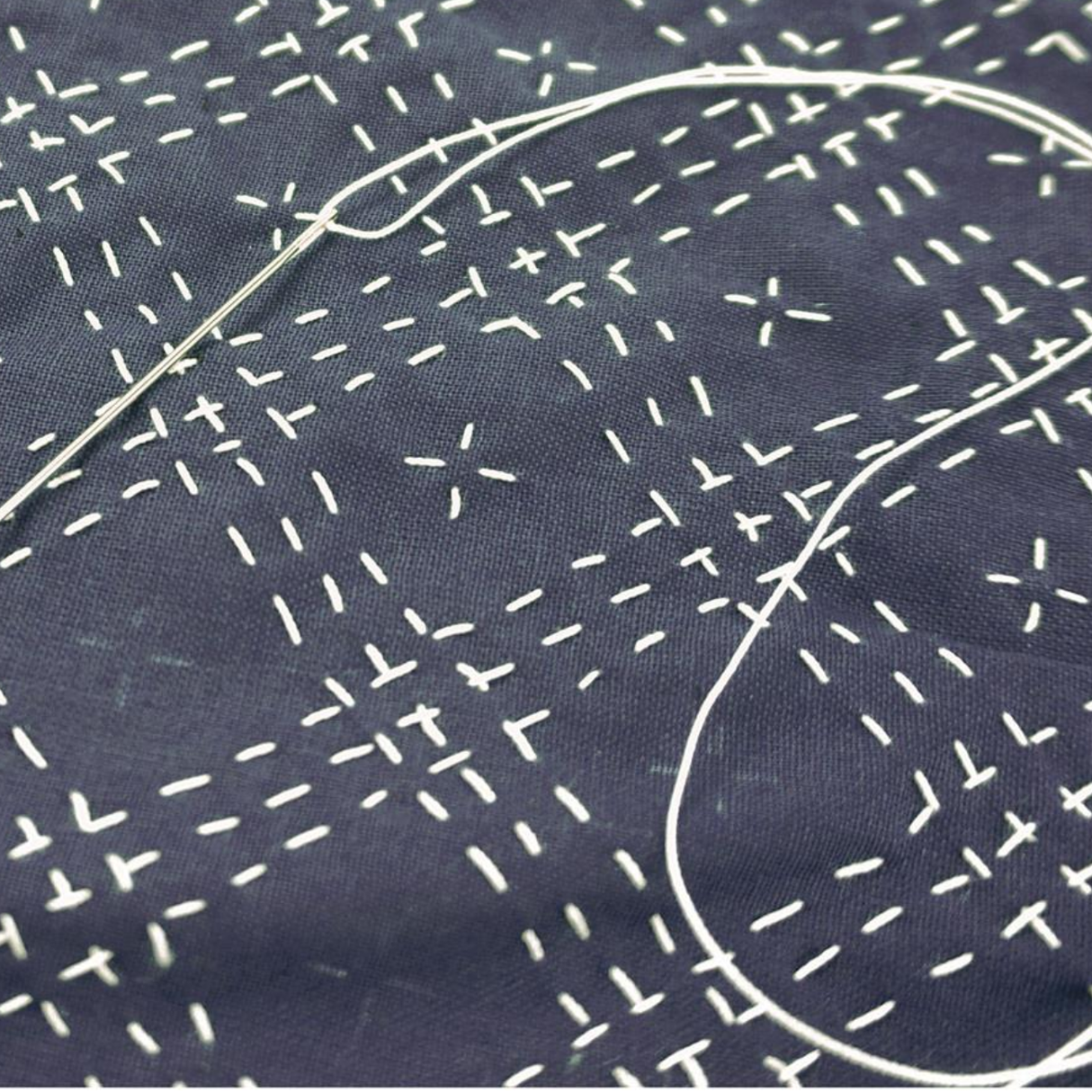 Sashiko sjabloon ruiten - Geometrisch patroon - 10 x 10 cm