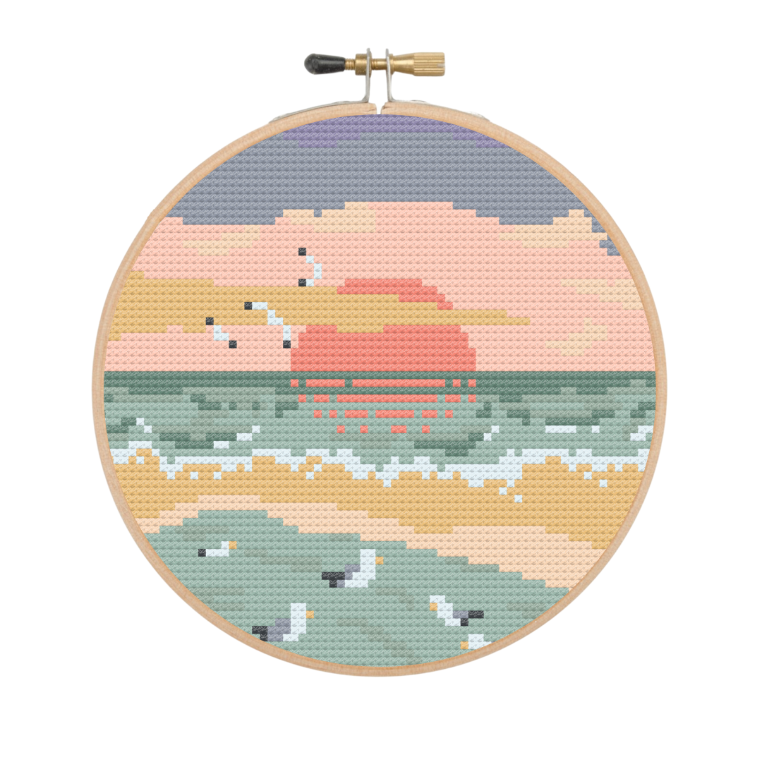 strand-borduurpatroon - Iris Borduurt