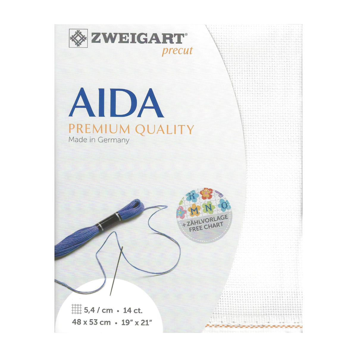 zweigart_aida_off_white_precut - Zweigart