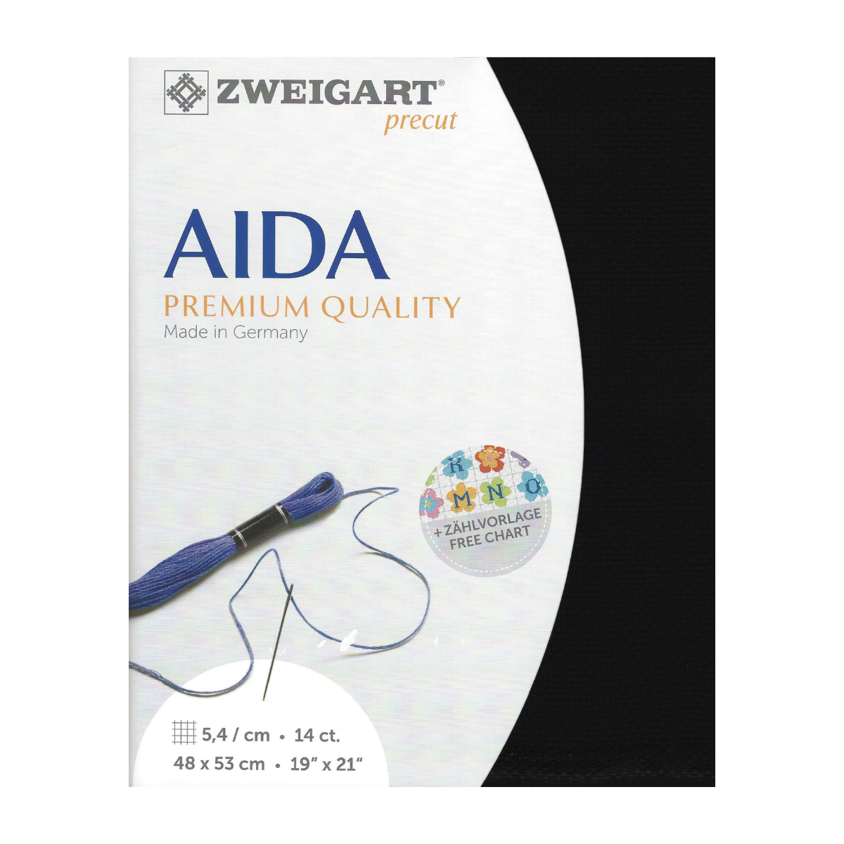 zweigart_aida_zwart_precut - Zweigart