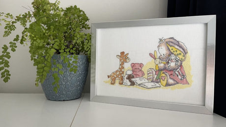 Borduurwerk inlijsten tutorial