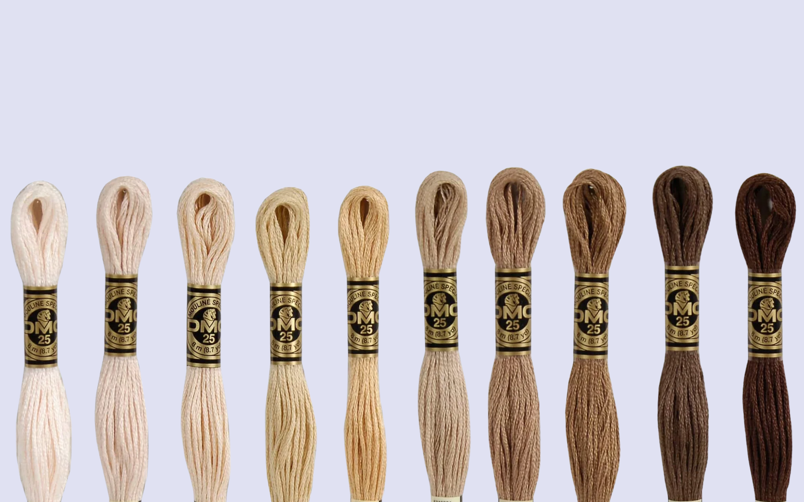 Welke DMC kleurnummers gebruik je voor huidskleuren?