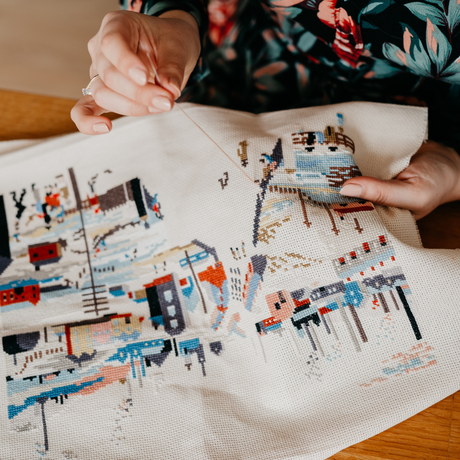 Kruissteek borduren met een borduurpakket: uitleg voor beginners
