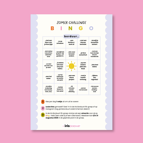 Download de Zomer Bingokaart voor een creatieve zomer