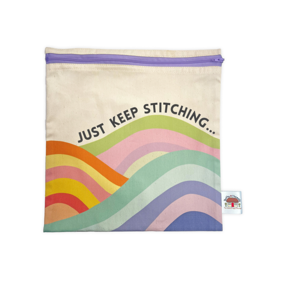 Just Keep Stitching - Bothy Threads etui voor borduurspullen -bestellen bij Iris Borduurt
