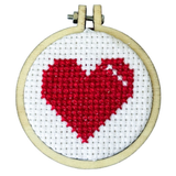 I Love You - Hart sleutelhanger - Mini borduurpakket