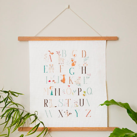 Dieren-ABC-borduurpakket - DMC