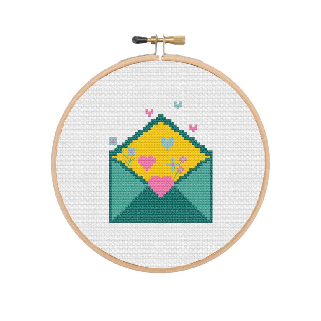 Happy-Mail-patroon-PDF - Iris Borduurt