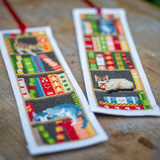 Vervaco boekenlegger borduurpakket katten en boeken