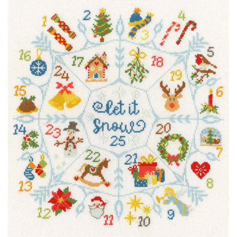 Countdown to Christmas - Advent borduurpakket