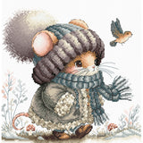 Autumn Fairytale Mouse - AVA cross stitch kit