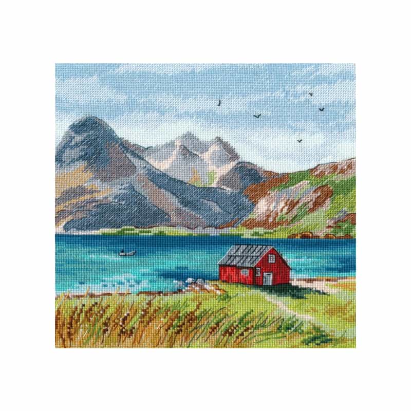 berglandschap-borduren - Oven