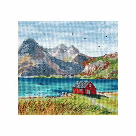 berglandschap-borduren - Oven