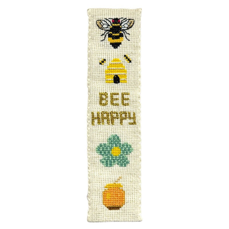 Honey Bee boekenlegger - Bijen en honing - Borduurpakket voor beginners