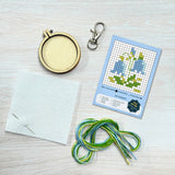 Picked Just For You sleutelhanger - Bluebells - Mini borduurpakket