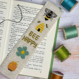 Honey Bee boekenlegger - Bijen en honing - Borduurpakket voor beginners