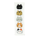 Kitty Cats boekenlegger - Katjes - Borduurpakket voor beginners