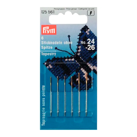 Prym borduurnaalden met ronde punt - Kruissteek -bestellen bij Iris Borduurt