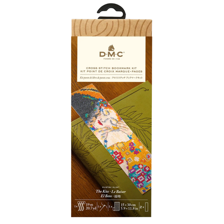 The Kiss - Masters Collection - DMC Bookmark Embroidery Kit