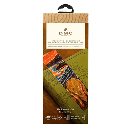 The Scream - Masters Collection - DMC Bookmark Embroidery Kit