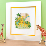 Little Delight - Schattige giraffen borduurpakket