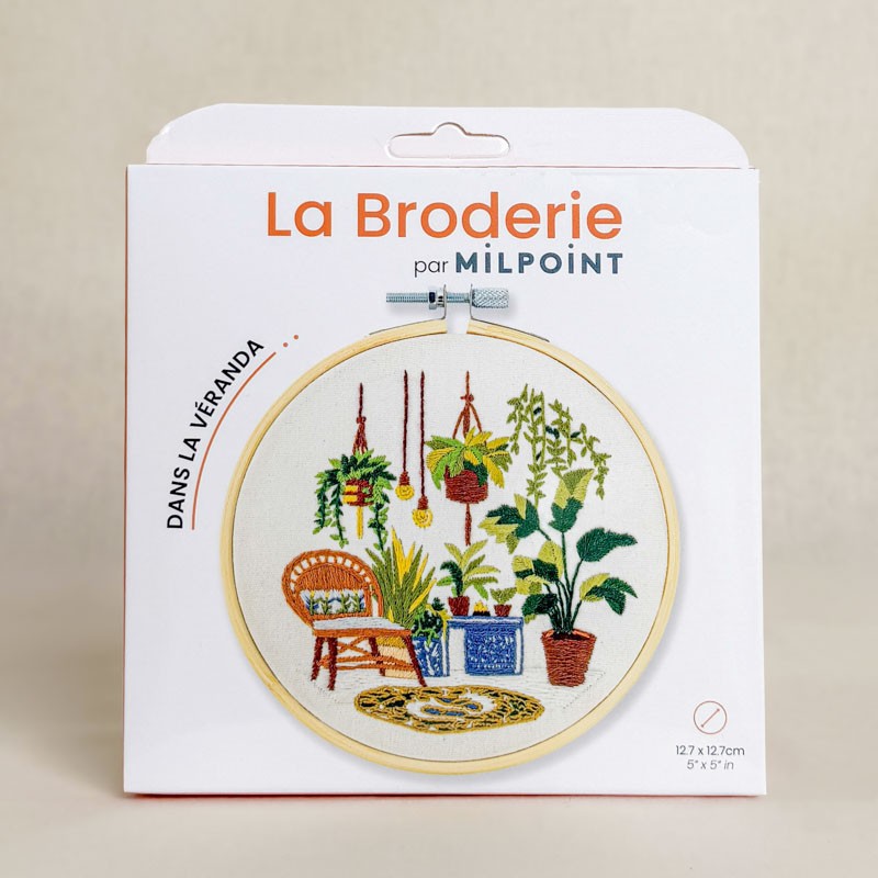 Little Greenhouse - Kamerplanten - Vrij borduren borduurpakket