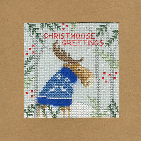 christmoose-kaart-borduren - Bothy Threads