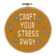 Craft Your Stress Away - Permin borduurpakket -bestellen bij Iris Borduurt