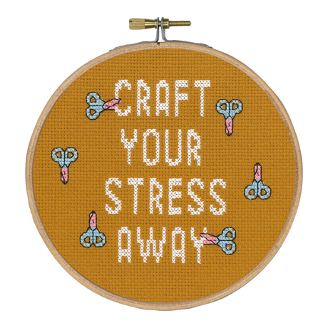 Craft Your Stress Away - Permin borduurpakket -bestellen bij Iris Borduurt