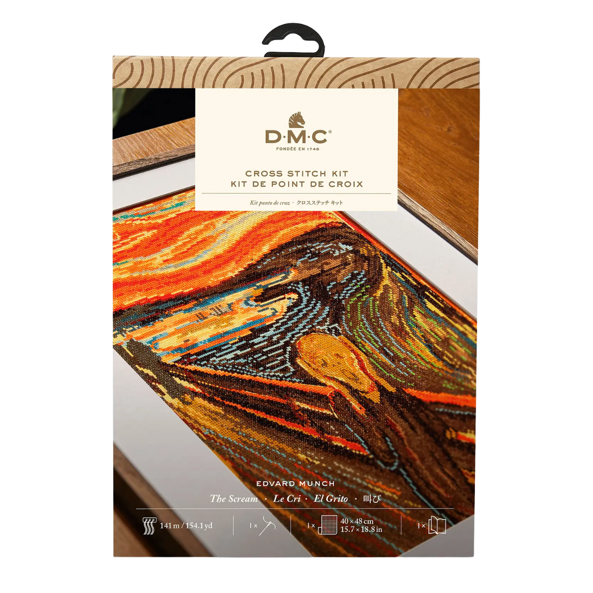 The Scream - Masters Collection - DMC Embroidery Kit