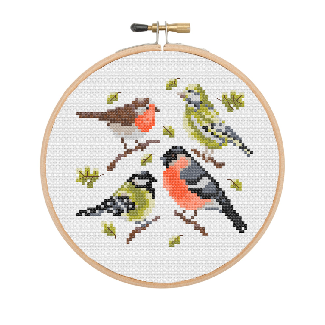 featheredfriendsborduurwerk - Iris Borduurt