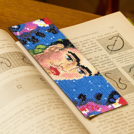 Frida Kahlo: The Frame - Masters Collection - DMC bookmark embroidery kit