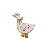 Playful Duckling - Gans met strik - LetiStitch Needle Minder