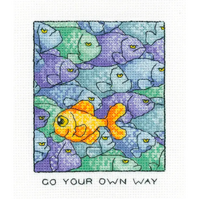 go-your-own-way-borduurpakket - Heritage Crafts