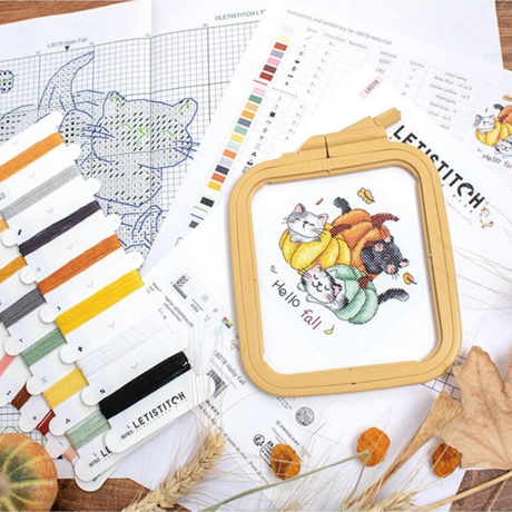 Hello Fall - Herfst borduurpakket
