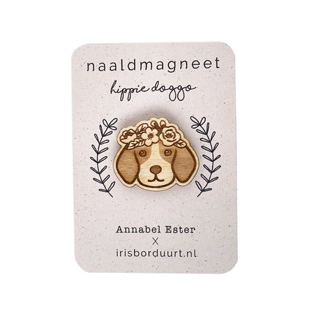 hippie-doggo-needle-minder - Iris Borduurt