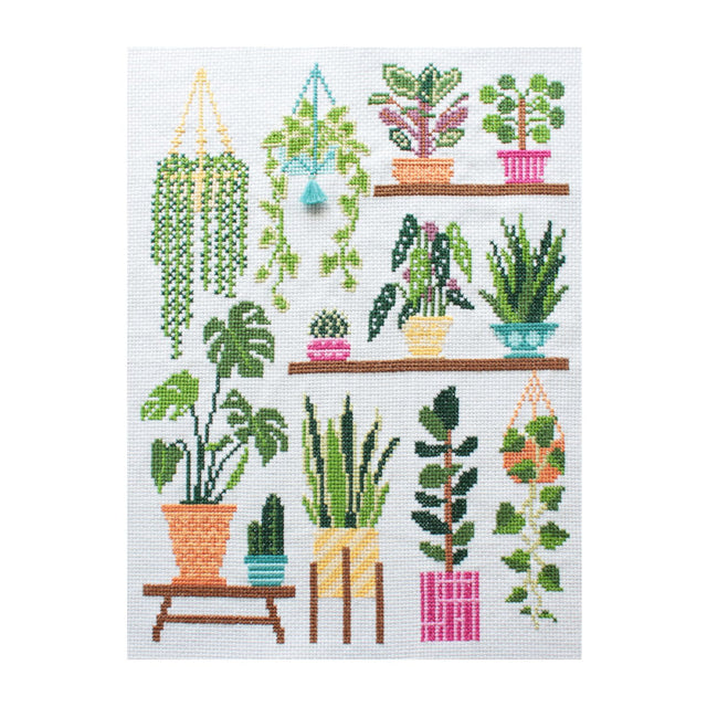 homely-houseplants-borduurpakket - Stitchonomy