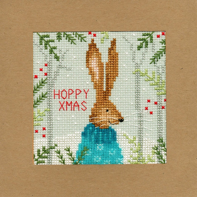 hoppy-xmas-kaart-borduren - Bothy Threads